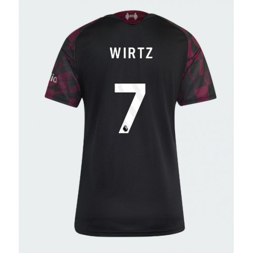 Stroje piłkarskie Liverpool Florian Wirtz #7 Koszulka Trzeciej dla damskie 2026-27 Krótki Rękaw